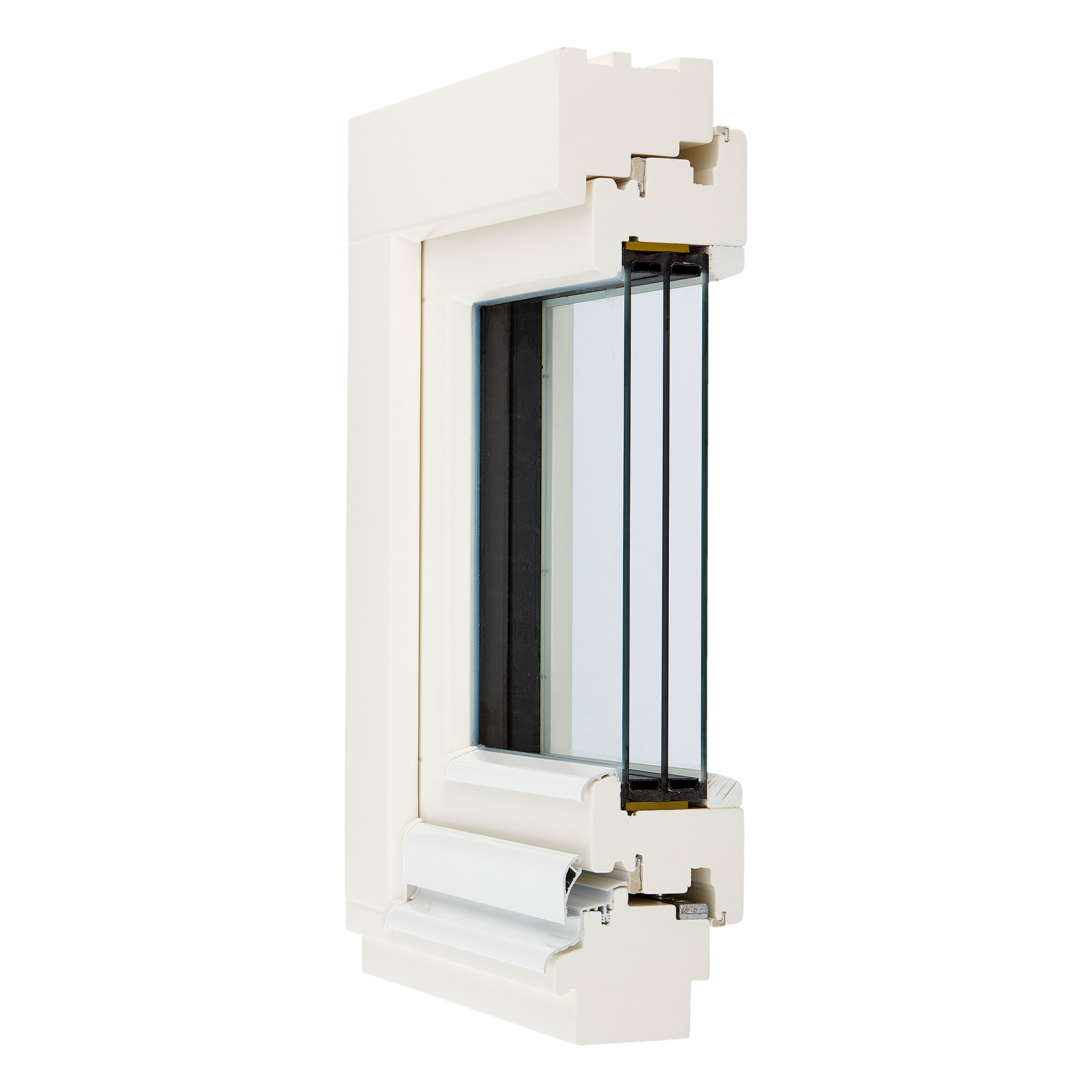 Holz-Fenster Querschnitt